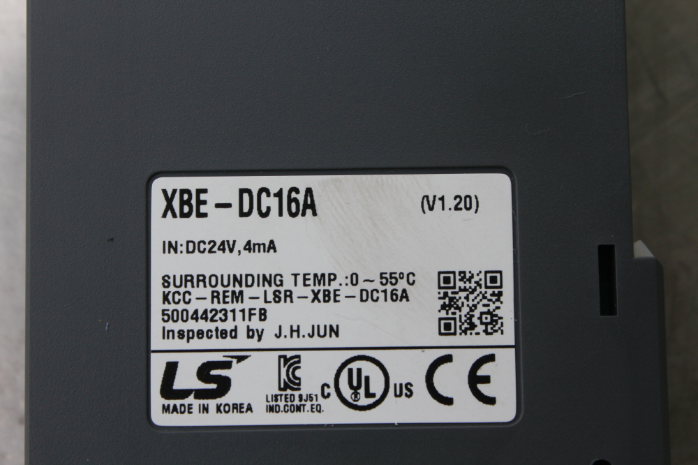 LS산전 PLC XBE-DR16A XBE-DC16 이미지