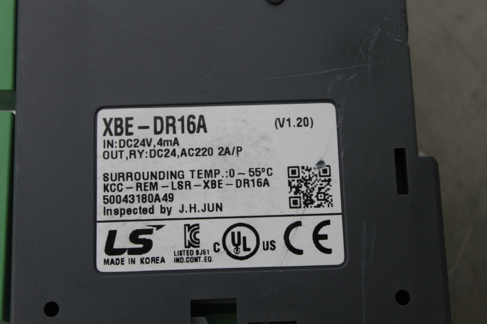 LS산전 PLC XBE-DR16A XBE-DC16 이미지