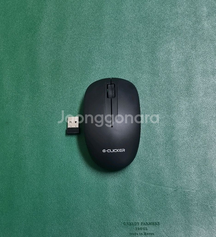 지클릭커 GM-W3000 무소음 무선 마우스 블랙 색상--0