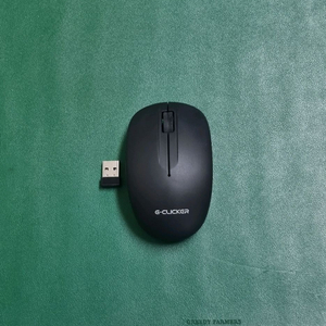 지클릭커 GM-W3000 무소음 무선 마우스 블랙 색상
