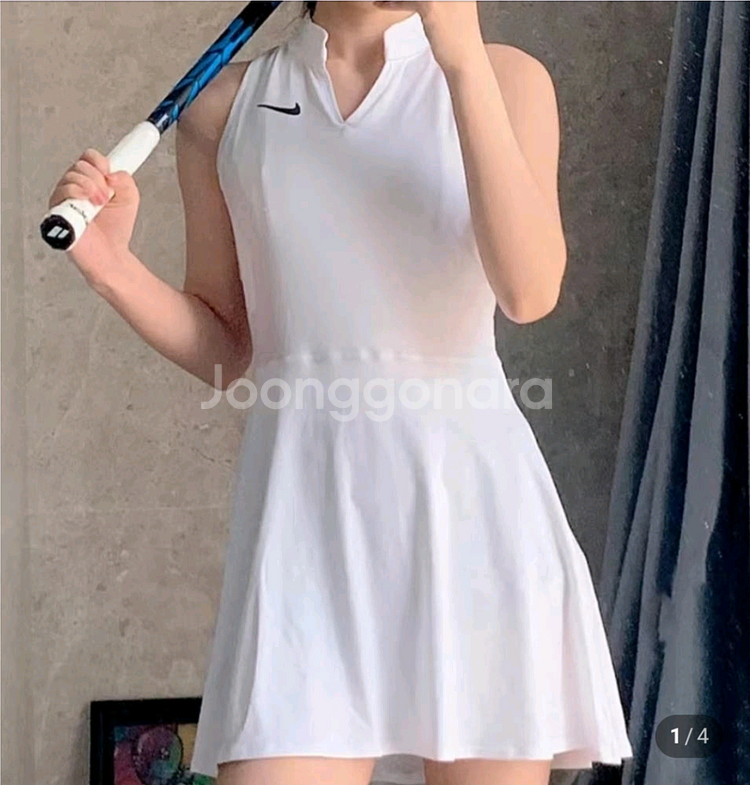 실착X/M)나이키 드라이핏 빅토리 테니스원피스 국내판--2