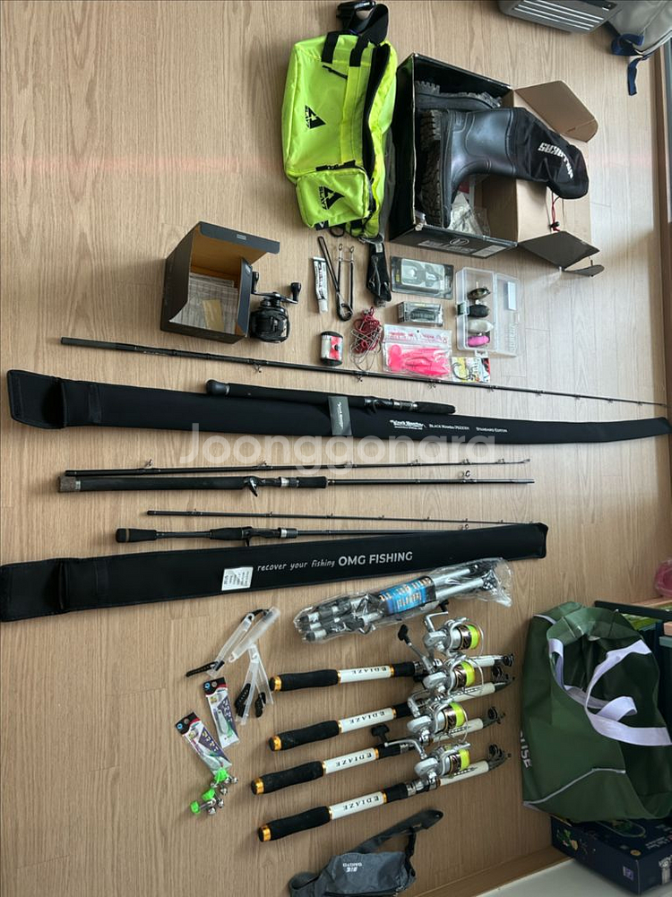 낚시대(가물치,배스,원투낚시) 일괄판매합니다.--0