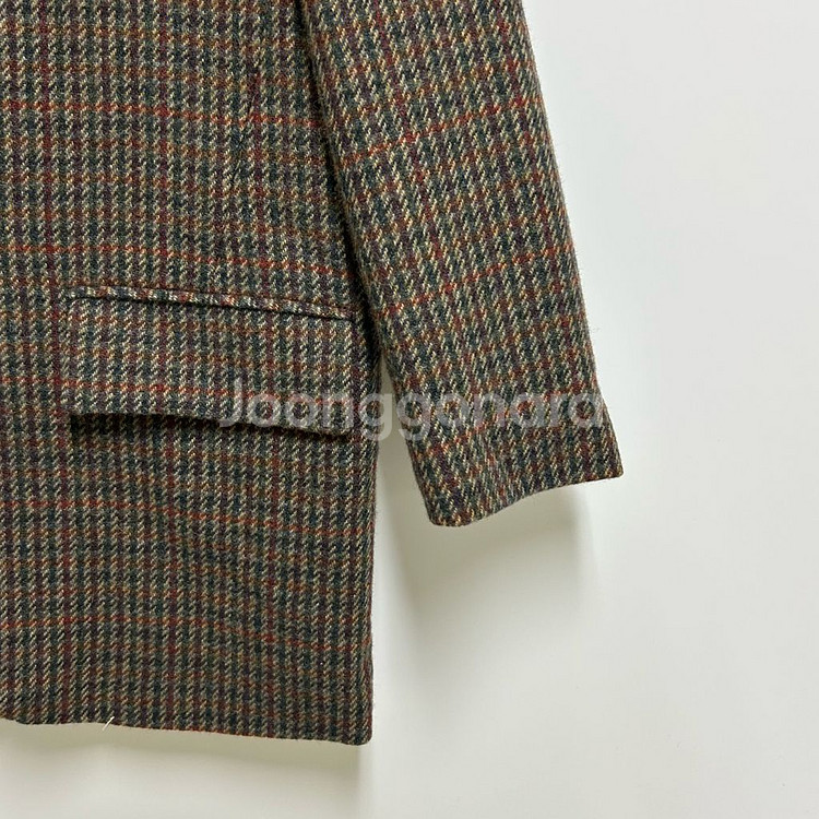 [여자 90 (M)]써스데이아일랜드 체크 울자켓--2