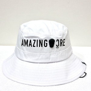 어메이징크리 화이트 남여공용 버킷햇 골프모자