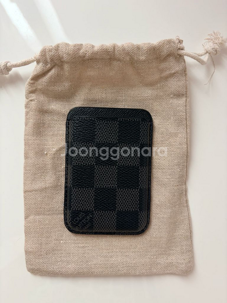 맥세이프 카드지갑 루이비통 다미에(주문제작, 미사용)--1