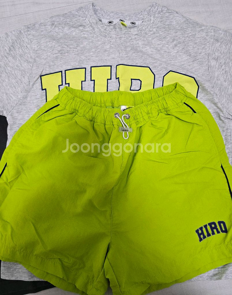 히로 캠퍼스 반팔셋트 올데이차콜 130 일괄--1