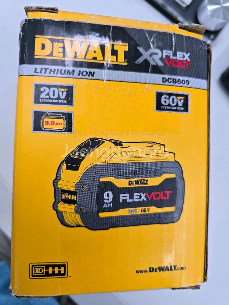 디월트 배터리 dcb609 미사용 제품--0