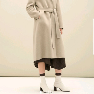 SJSJ J캐시미어 블렌드 벨티드 코트 택채새상품