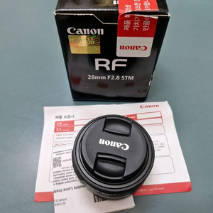 캐논 RF 28mm F2.8 STM 팬케잌 단렌즈