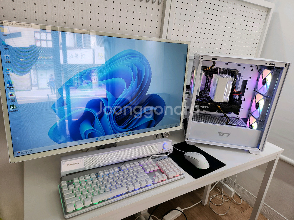 i5 게이밍 컴퓨터 RTX3060ti 32인치 풀세트--0