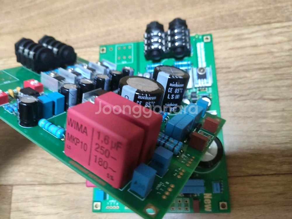 레만 헤드폰 프리앰프 기판--1