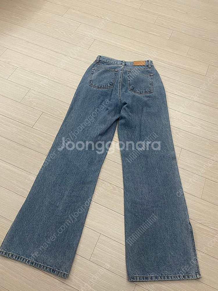 드래곤블루스 슬릿 세미 부츠컷 데님 xs 사이즈 (오르--4