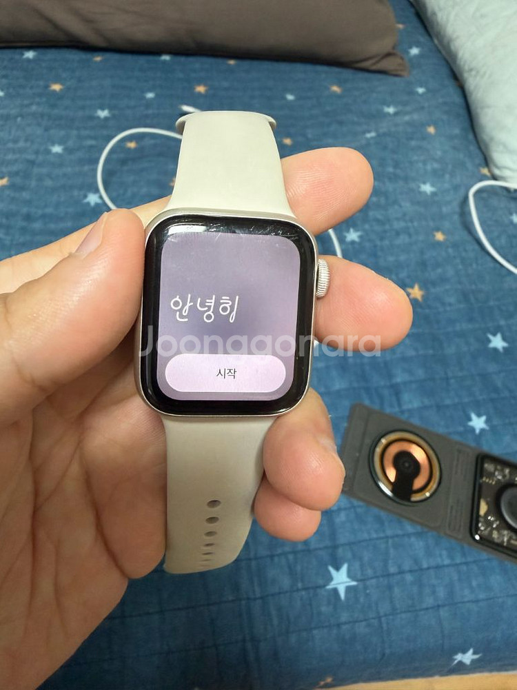 애플워치 se2 스타라이트 gps 판매 40mm--2