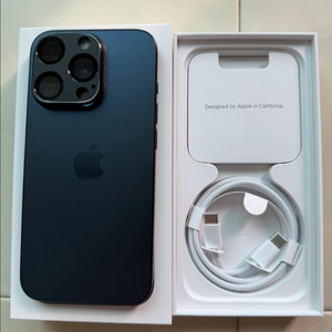 아이폰 15 Pro 128기가 딥퍼플 색상입니다