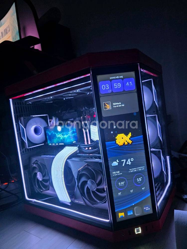 라이젠9 9950x3d rtx5090 슈프림 본체 급매--5