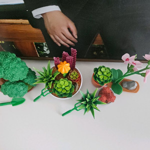 아이비젼 미니브랜드 미니가든 식물가챠 미니어처