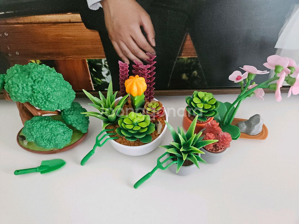 아이비젼 미니브랜드 미니가든 식물가챠 미니어처--1