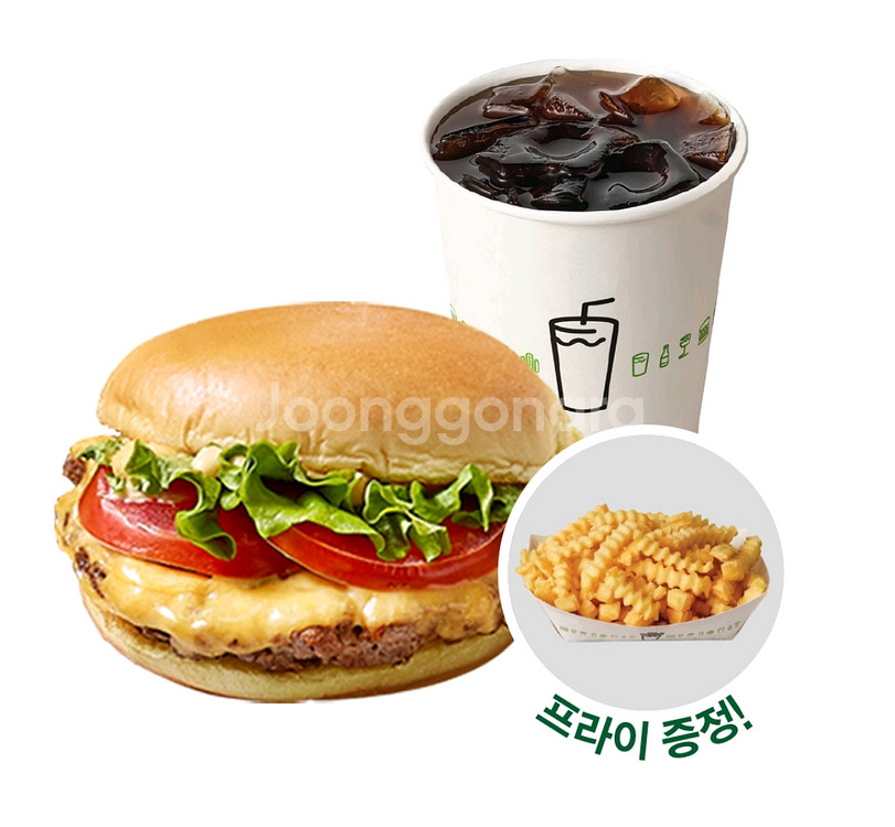 [즉시전송]쉐이크쉑 쉑버거+프라이+소다S--0