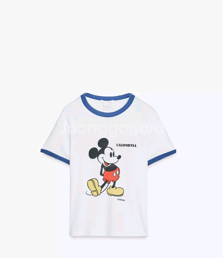 자라 미키마우스 티셔츠--0
