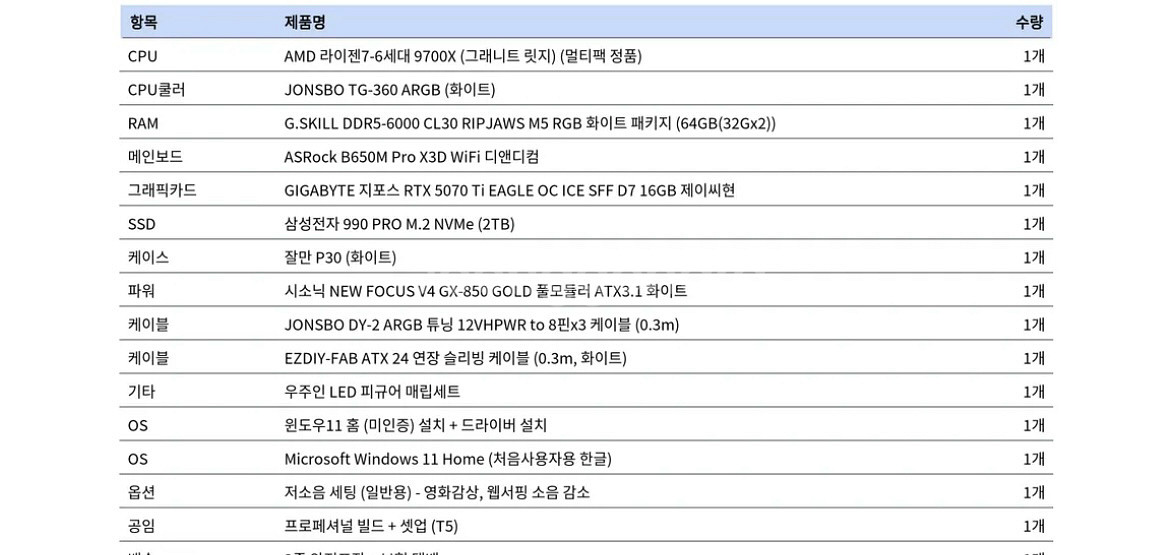 조립컴퓨터 PC 데스크탑 본체 RTX5070TI--1