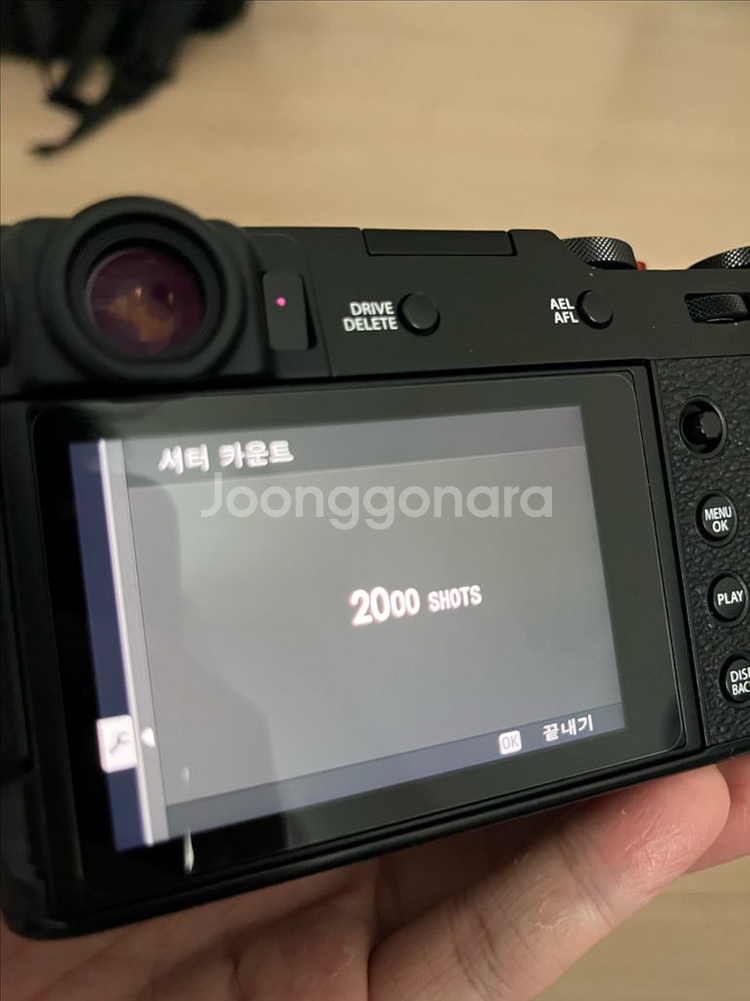 후지필름 X100V 2000컷 상태 S급 판매--2