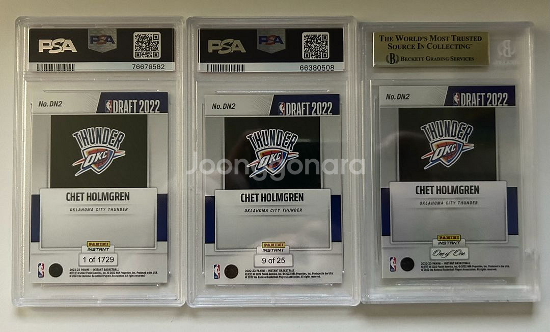 [급처분] NBA 카드 쳇홈그렌 RC 1of1 레어--1