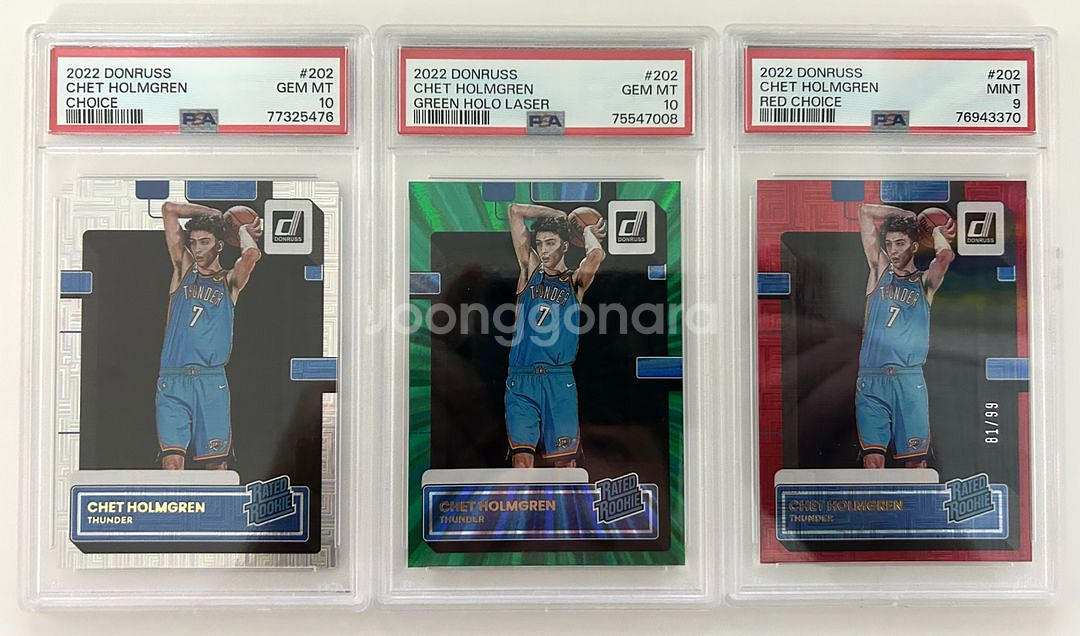 [급처분] NBA 카드 쳇홈그렌 RC 1of1 레어--4