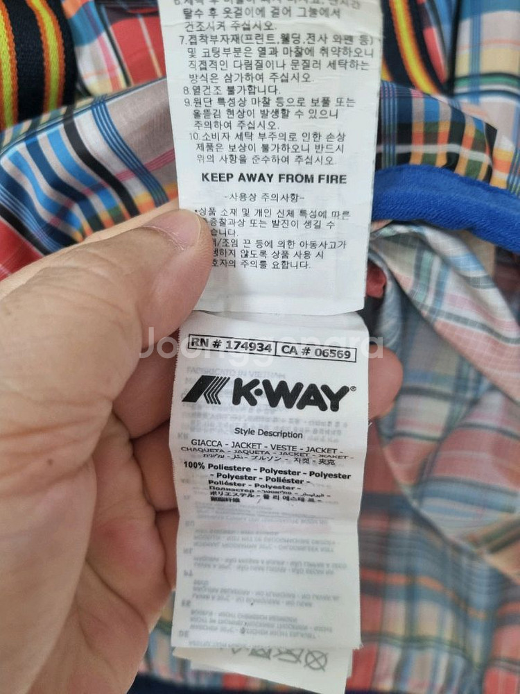 -way 까웨르브레 레옹 그래픽 아노락 S--5