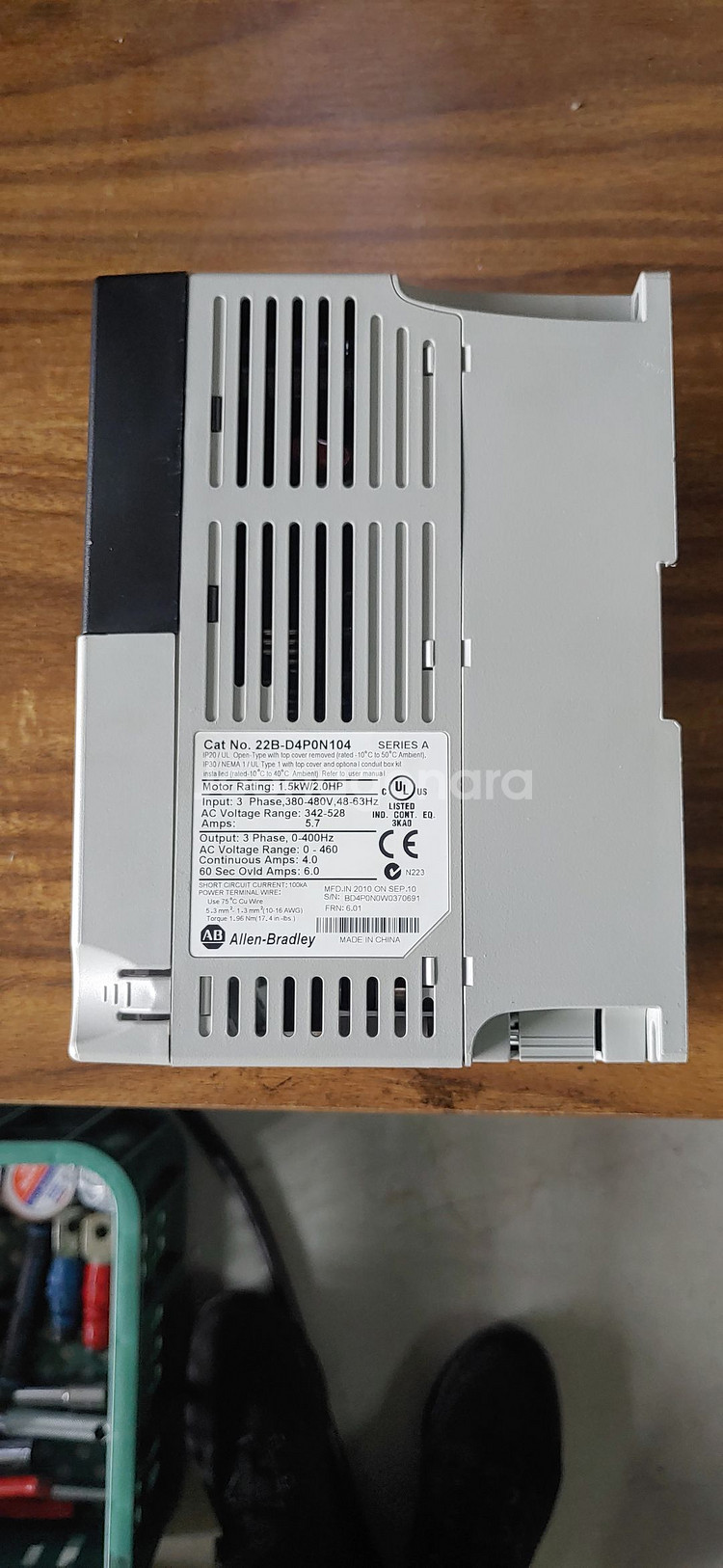 allen bradley 앨런브래들리 인버터 1.5kw--1