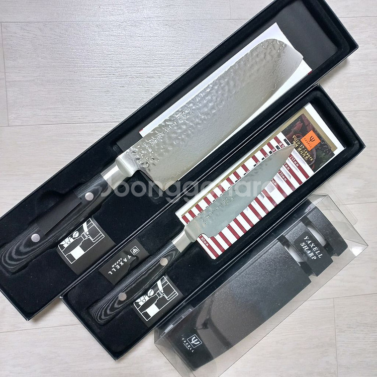 약셀 젠 vg10 다마스커스 나키리 칼세트 박스신품--1