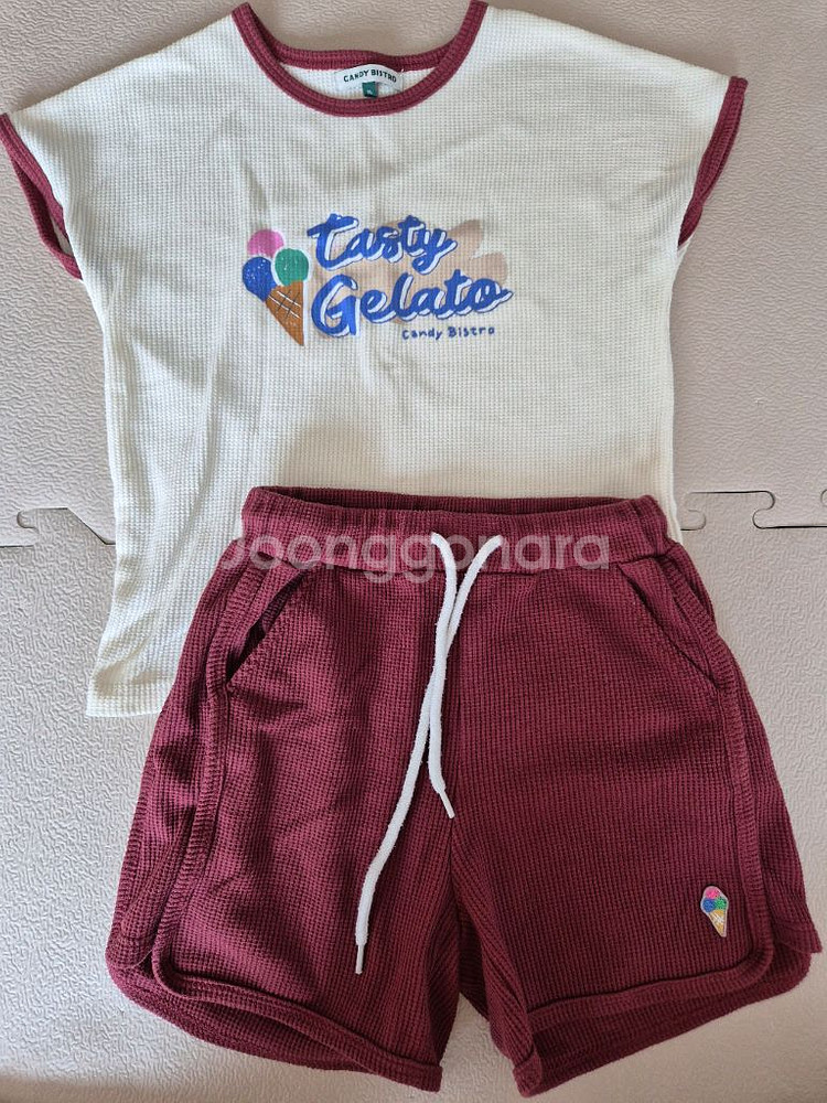 캔디비스트로 XL 110-120 유아상하복--0