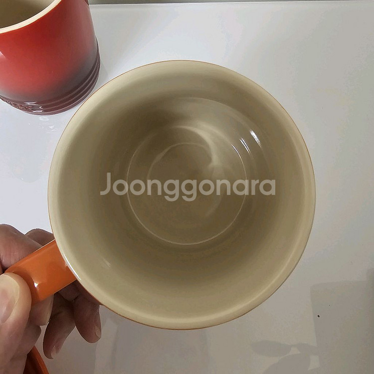 스타우브 레인보우 일괄 머그컵과 접시--4