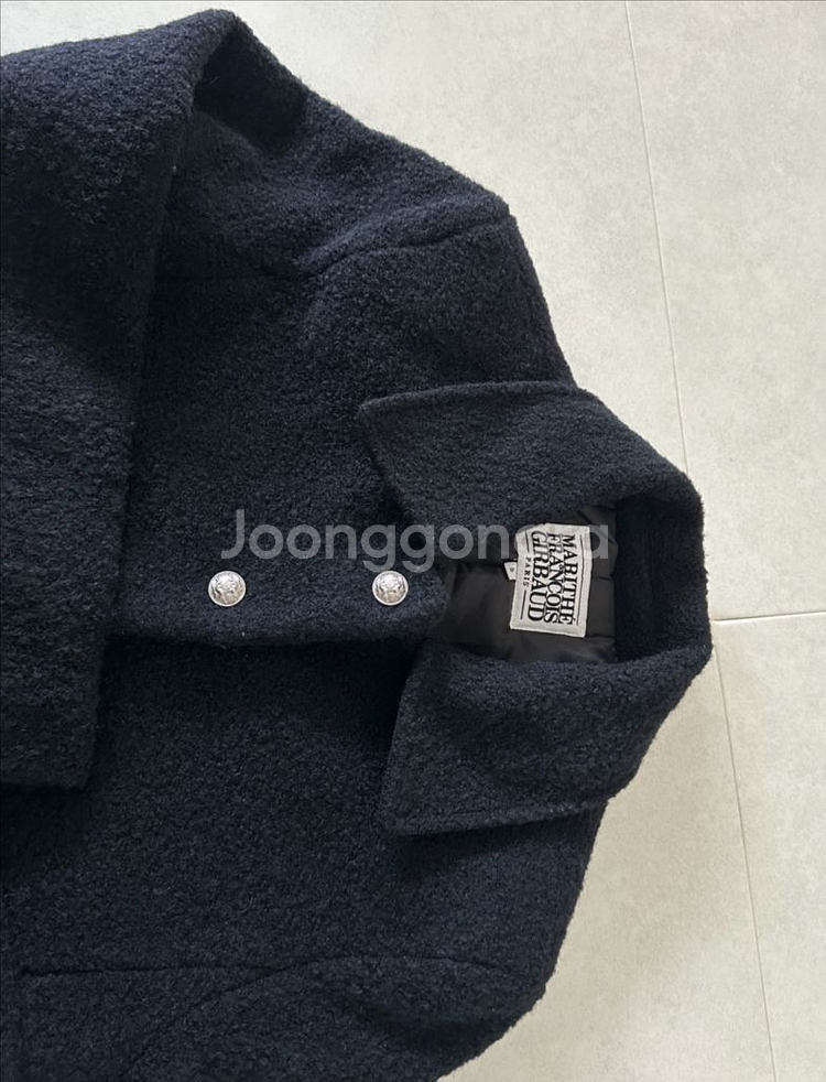 마리떼프랑소와 트위드자켓 S사이즈--5