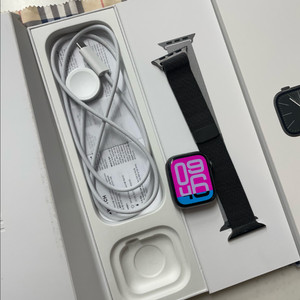 애플워치9스테인리스 41mm SS급 셀룰러 밀레니즈
