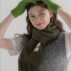 래니래니 울 머플러-카키