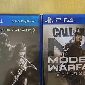 PS4 콜오브듀티 모던워페어 및 라오어 일괄2종