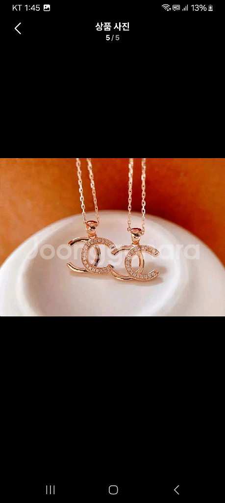 18k목걸이.새상품--0