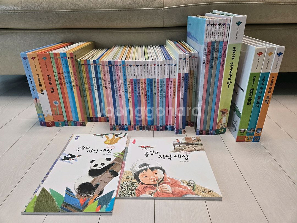 웅진 첫지식그림책 콩알(58권)(택포)--0