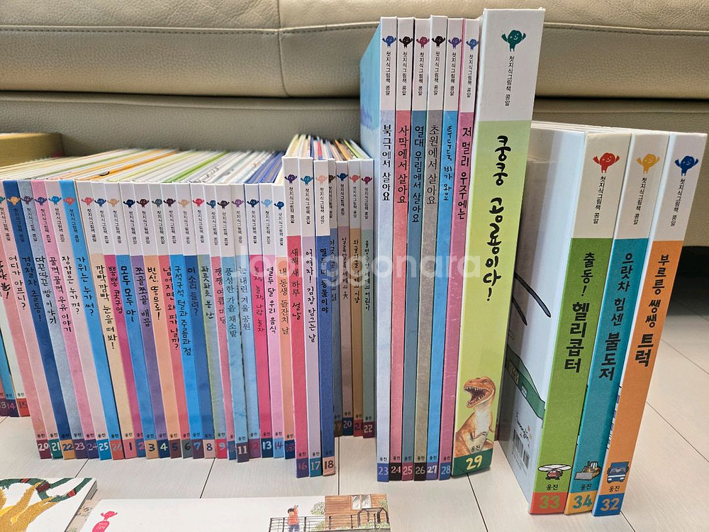 웅진 첫지식그림책 콩알(58권)(택포)--3