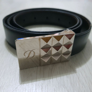 정품 듀퐁 다이아몬드 퀄팅 남성 벨트