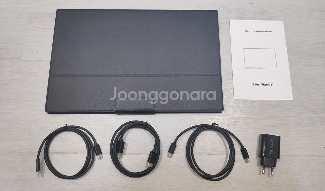 [대구] 제우스랩 Z18K 포터블모니터 팔아요.실사용X--3