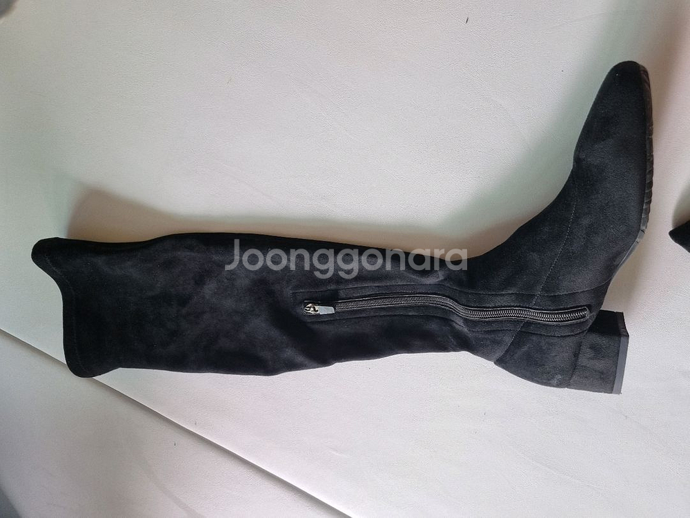 분홍코끼리 스웨이드 롱부츠 240사이즈--3