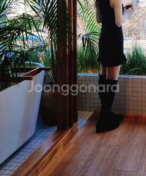 분홍코끼리 스웨이드 롱부츠 240사이즈--4