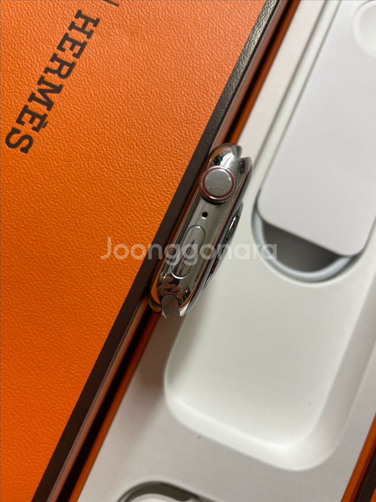 애플워치8에르메스 41mm 실버 SS급--3
