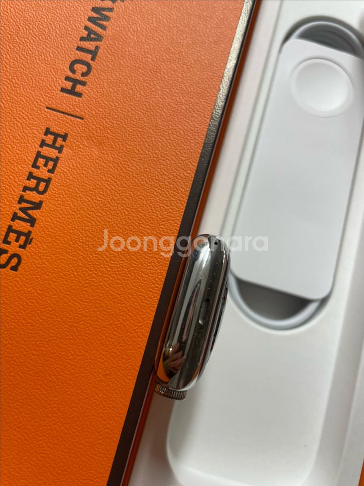 애플워치8에르메스 41mm 실버 SS급--6