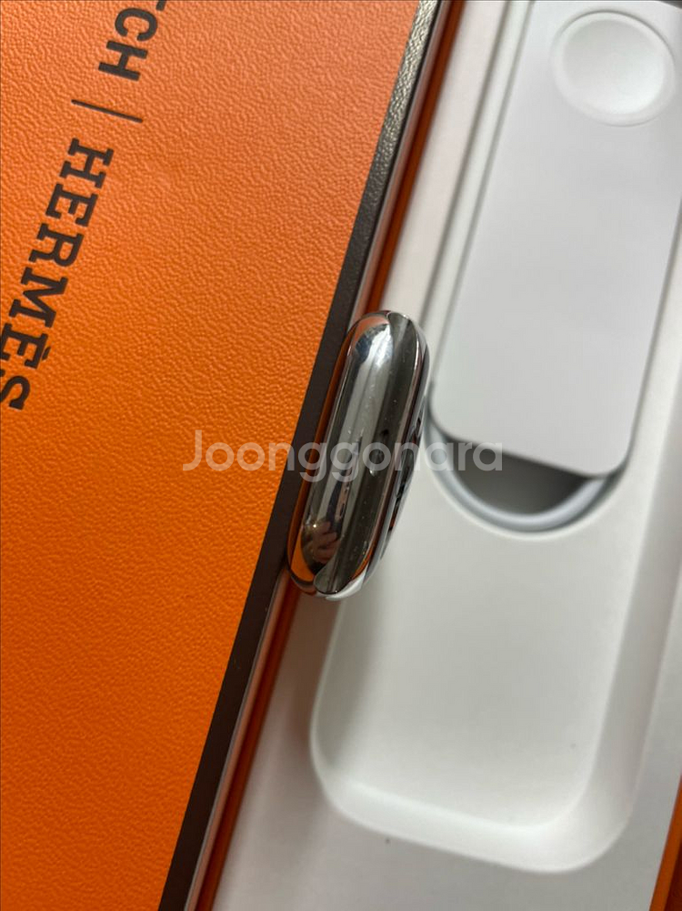 애플워치8에르메스 41mm 실버 SS급--4