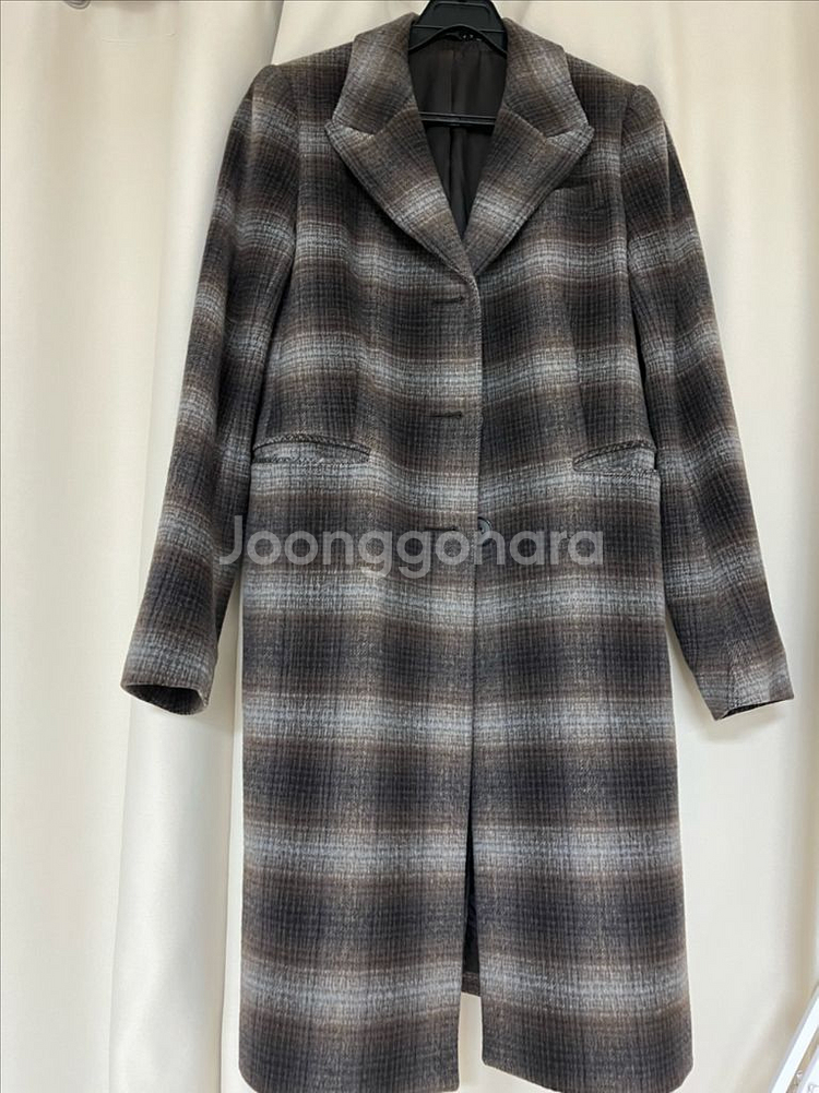 띠어리 체크코트 (2사이즈)--0