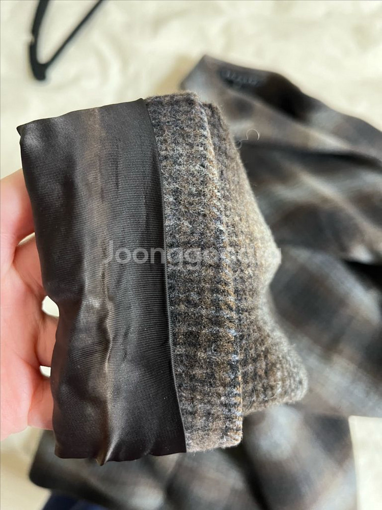 띠어리 체크코트 (2사이즈)--4