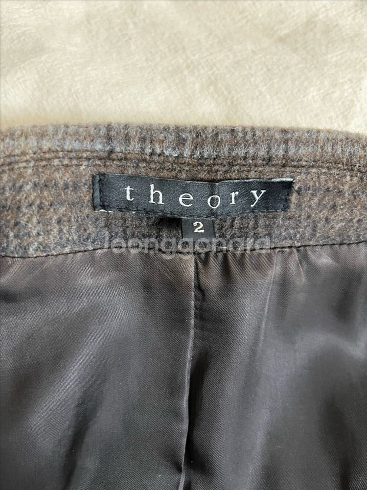 띠어리 체크코트 (2사이즈)--2