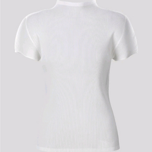 이세이미야케 플리츠플리즈 탑 미스트 베이직 탑 화이트